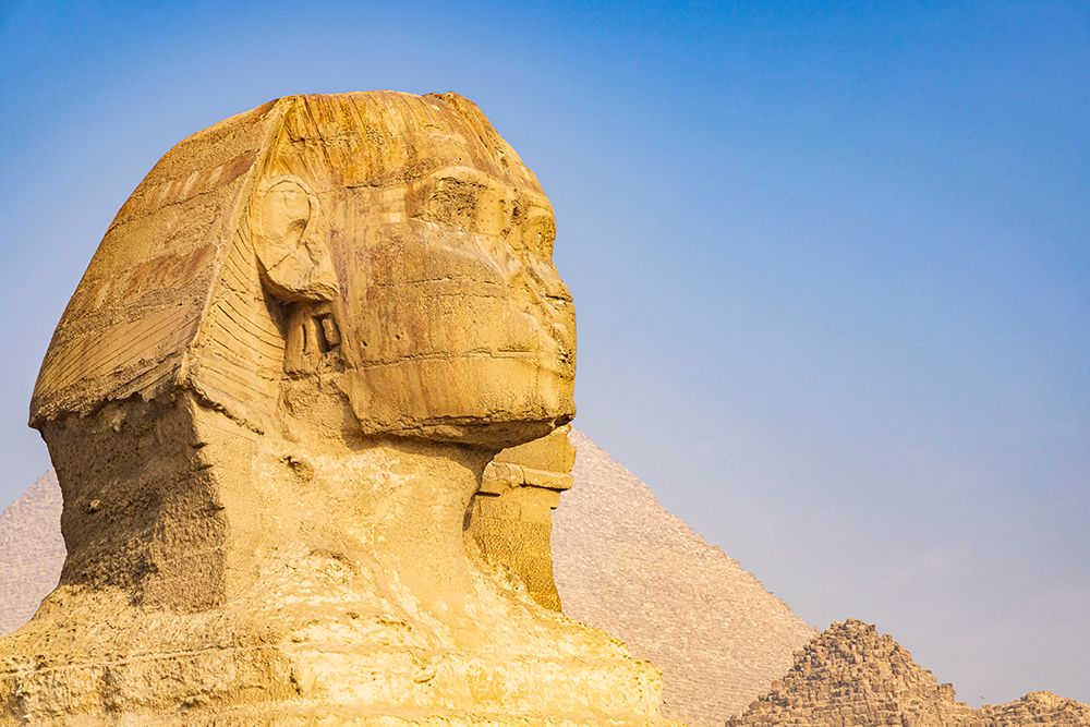 Giza-Cairo-Egypt The Great Sphinx at the Great Pyramid complex art print by Emily M. Wilson for $57.95 CAD