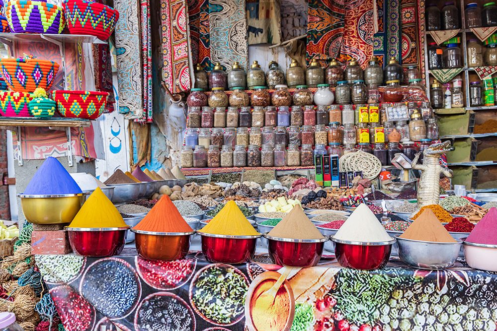 Luxor-Egypt Spices for sale at a shop art print by Emily M. Wilson for $57.95 CAD