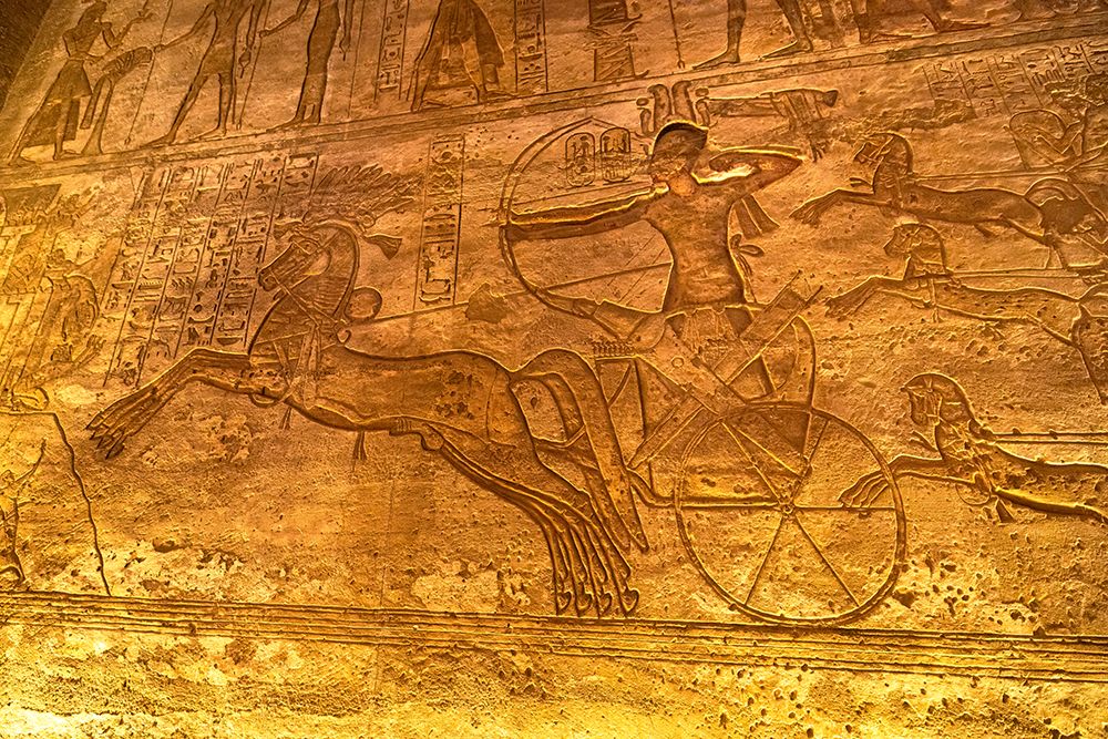 Abu Simbel. Ancient Temple Complex cut into solid rock. Egypt. art print by Tom Norring for $57.95 CAD