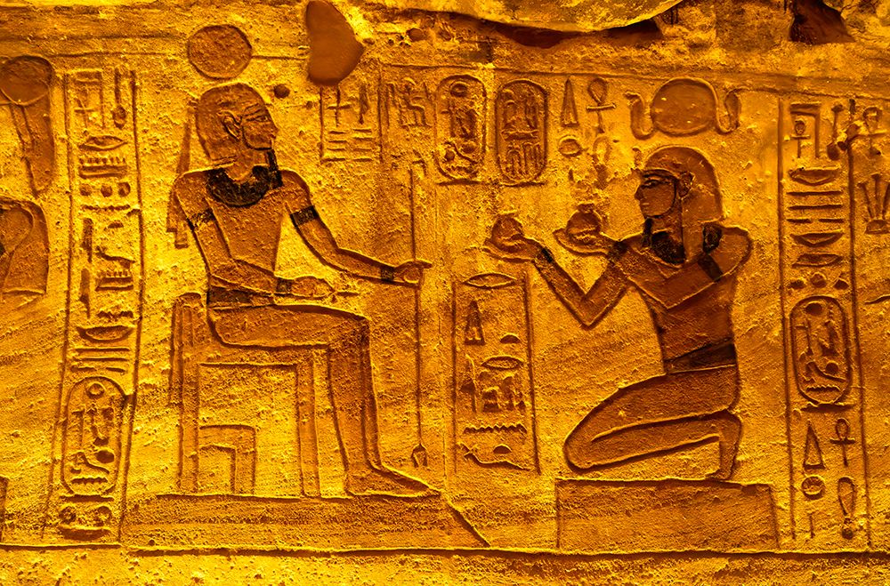 Abu Simbel. Ancient Temple Complex cut into solid rock. Egypt. art print by Tom Norring for $57.95 CAD