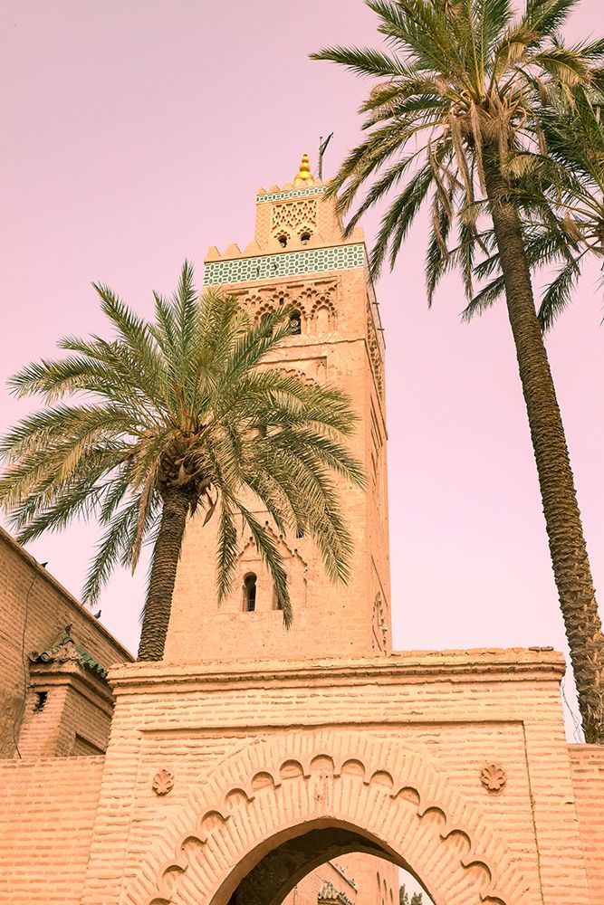 Marrakech-Morocco Koutoubia Mosque Oldest mosque in Marrakech from the 1100s art print by Julien McRoberts for $57.95 CAD