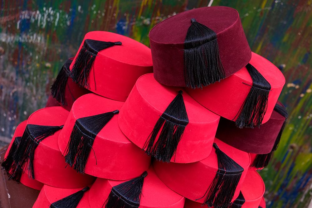 Fes-Morocco Traditional red Fes hats art print by Julien McRoberts for $57.95 CAD