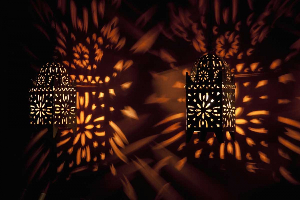 Shadow patterns from lanterns, Etosha NP, Namibia art print by Wendy Kaveney for $57.95 CAD