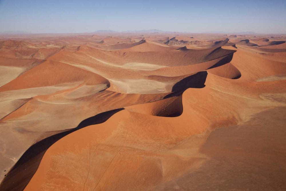 Namibia, Sossusvlei Aerial of Namib Desert dunes art print by Wendy Kaveney for $57.95 CAD