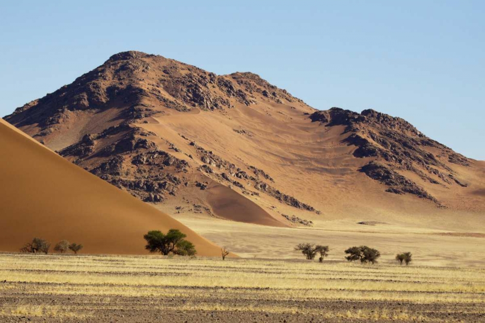 Namibia, Sossusvlei Sand dune and mountain art print by Wendy Kaveney for $57.95 CAD
