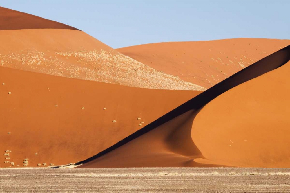 Namibia, Namib-Naukluft Park, Abstract of dunes art print by Wendy Kaveney for $57.95 CAD
