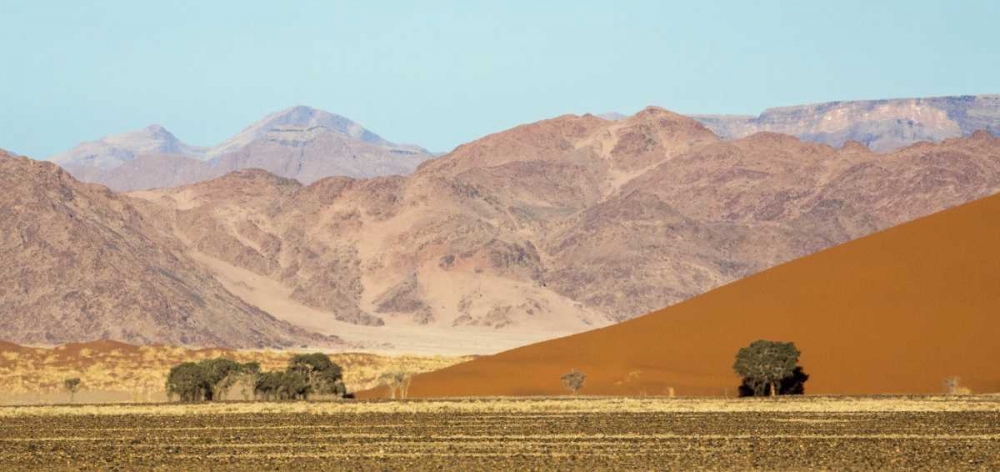 Namibia, Namib-Naukluft Sand dunes and mountain art print by Wendy Kaveney for $57.95 CAD