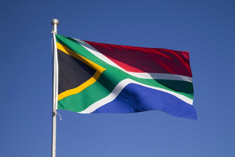 South African flag, Namaqua NP, South Africa art print by Wendy Kaveney for $57.95 CAD