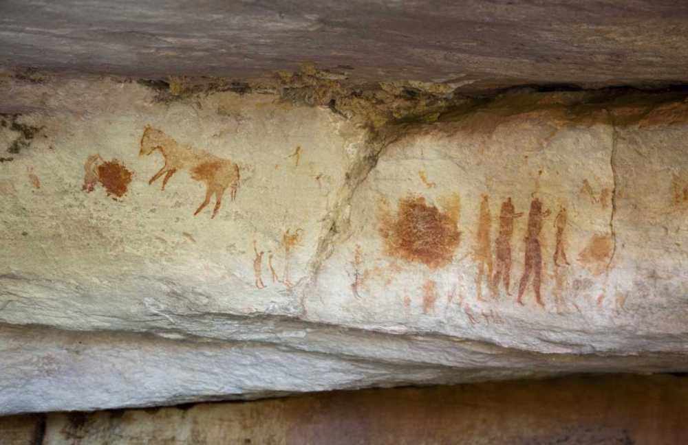 South Africa, Sevilla Rock Art Trail Rock art art print by Wendy Kaveney for $57.95 CAD