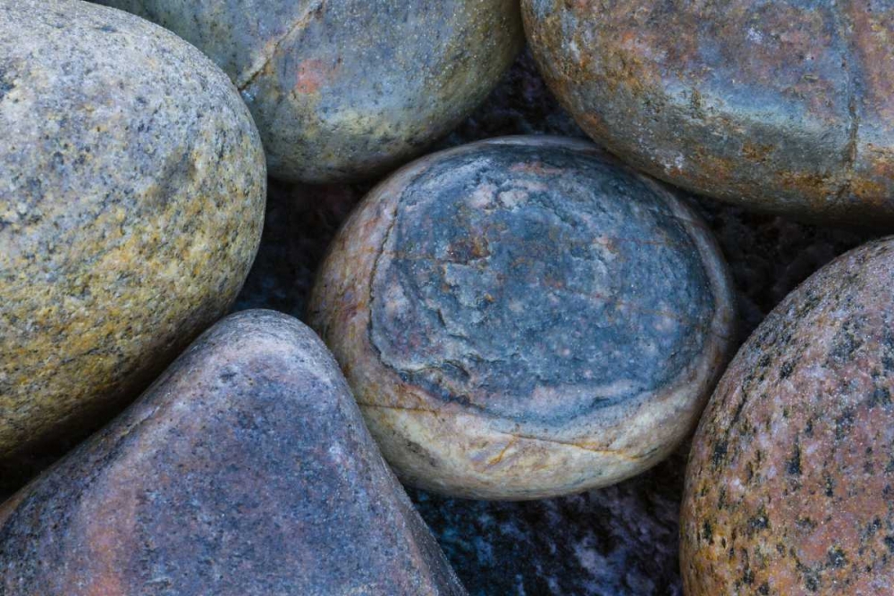 South Buckballbaai Cluster of rounded rocks art print by Bill Young for $57.95 CAD