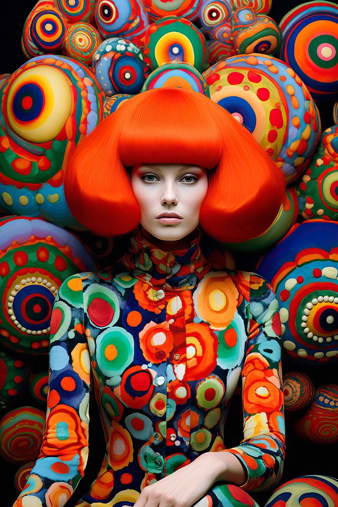 Woman in wild costume. AI Generated. art print by Jaynes Gallery for $57.95 CAD