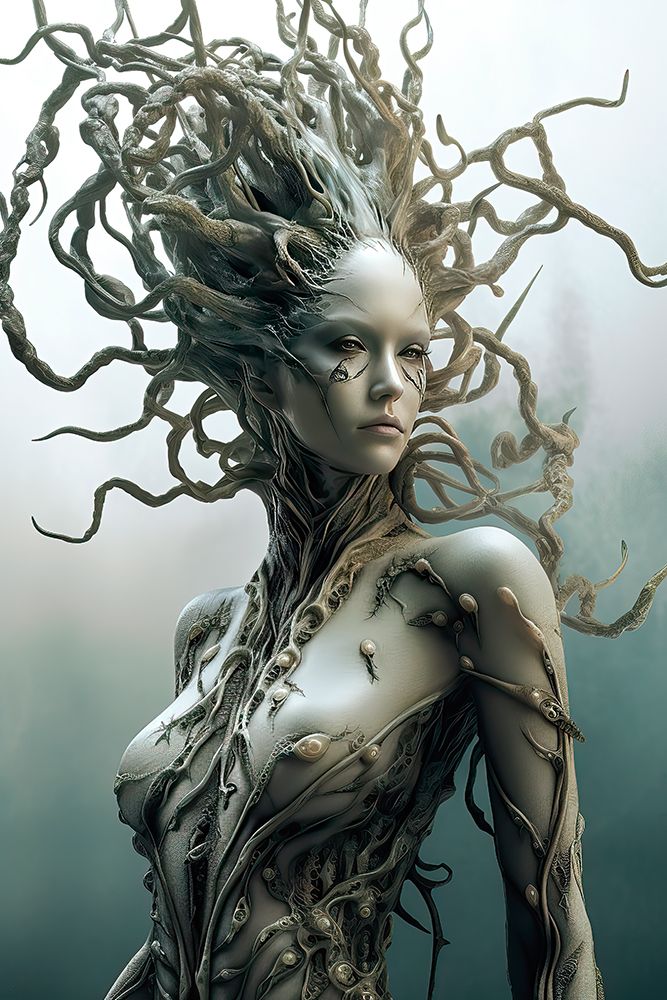 Fantasy of Medusa. AI Generated. art print by Jaynes Gallery for $57.95 CAD