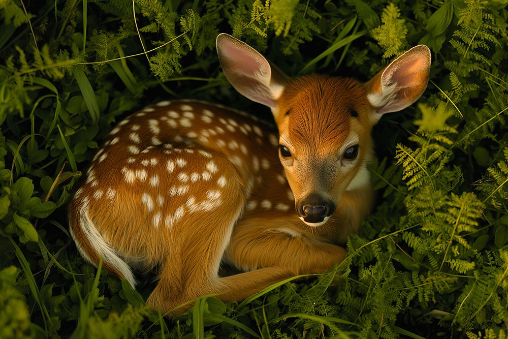Deer fawn and foliage art print by Jaynes Gallery for $57.95 CAD