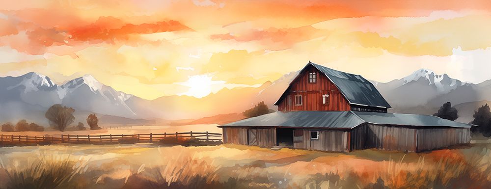 Weathered barn graphic art print by Jaynes Gallery for $57.95 CAD