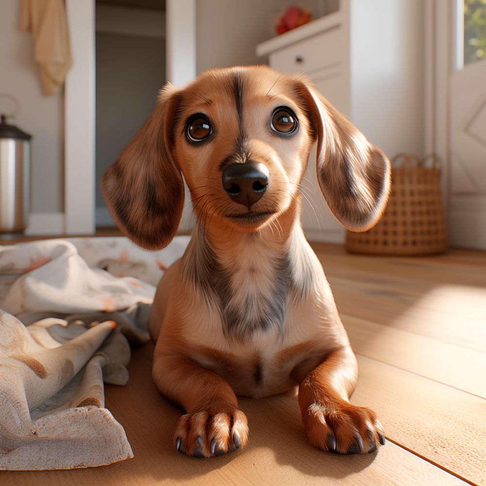 Dachshund puppy close-up art print by Jaynes Gallery for $57.95 CAD