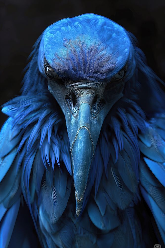 Close-up of blue bird art print by Jaynes Gallery for $57.95 CAD