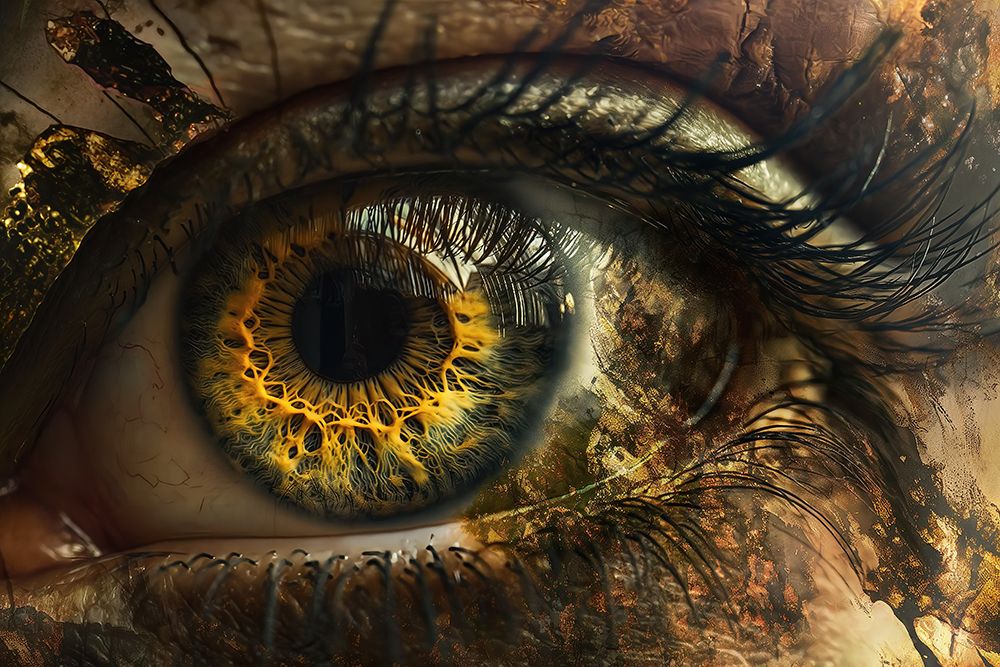 Close-up of human eye art print by Jaynes Gallery for $57.95 CAD
