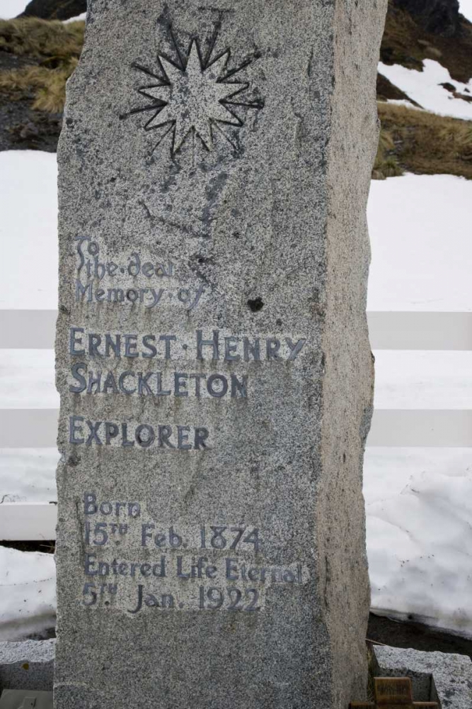 South Georgia Isl, Grytviken Headstone art print by Don Paulson for $57.95 CAD