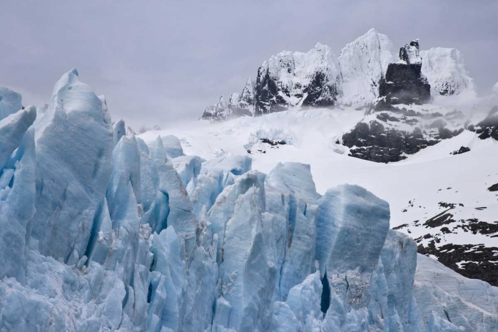 South Georgia Island Harmer Glacier and Starbuck art print by Don Paulson for $57.95 CAD