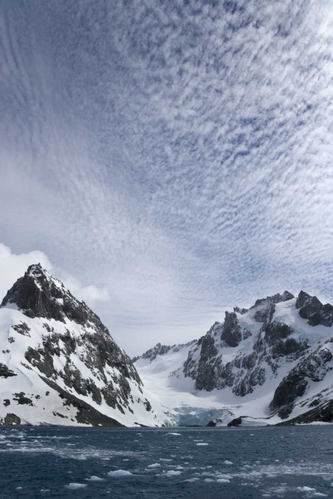 South Georgia Island Dryglaski Fjord and clouds art print by Don Paulson for $57.95 CAD