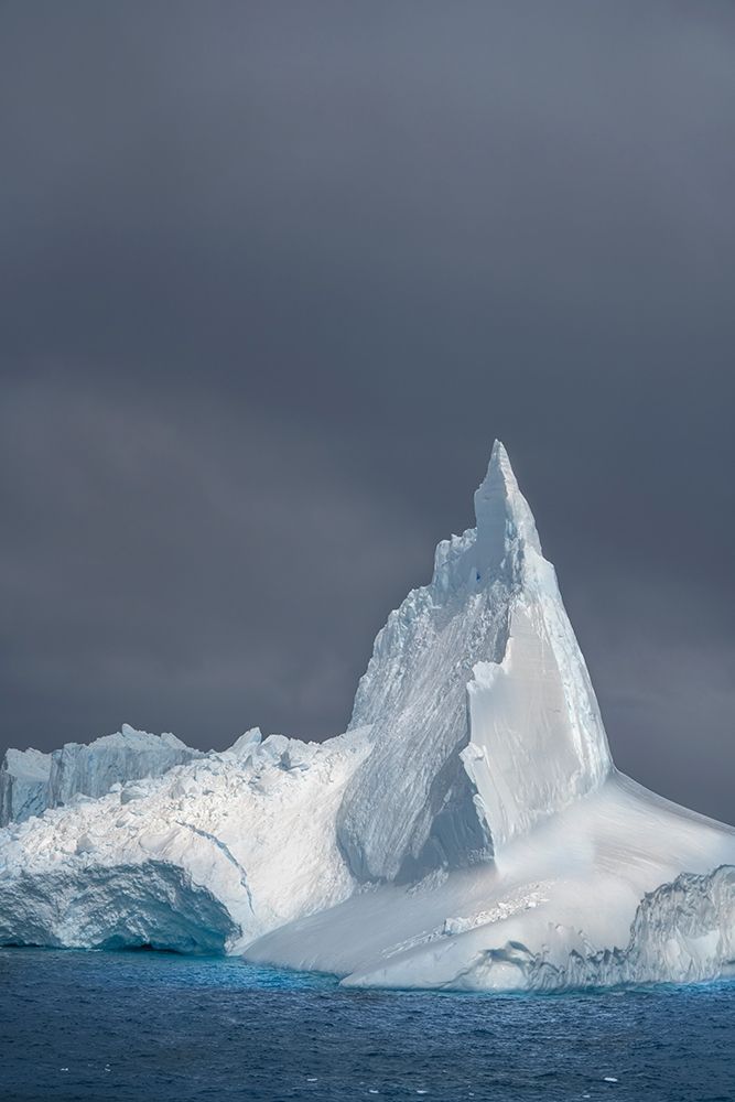 Antarctica-South Georgia Island Lone iceberg and stormy sunset art print by Jaynes Gallery for $57.95 CAD