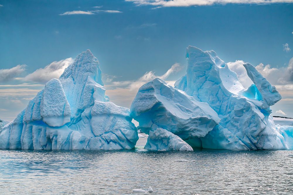 Antarctica, Yalour Islands. Landscape with icebergs and ocean. art print by Jaynes Gallery for $57.95 CAD