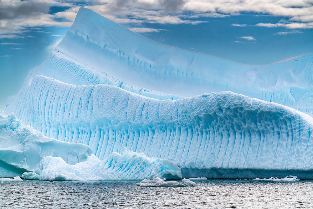 Antarctica, Yalour Islands. Landscape with icebergs and ocean. art print by Jaynes Gallery for $57.95 CAD