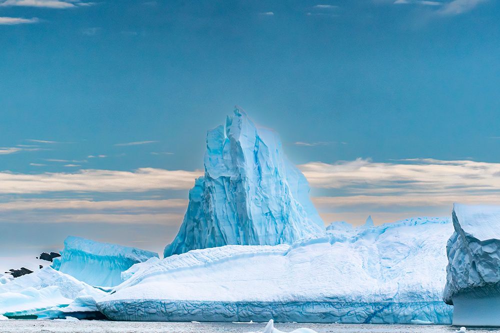 Antarctica, Yalour Islands. Landscape with icebergs and ocean. art print by Jaynes Gallery for $57.95 CAD