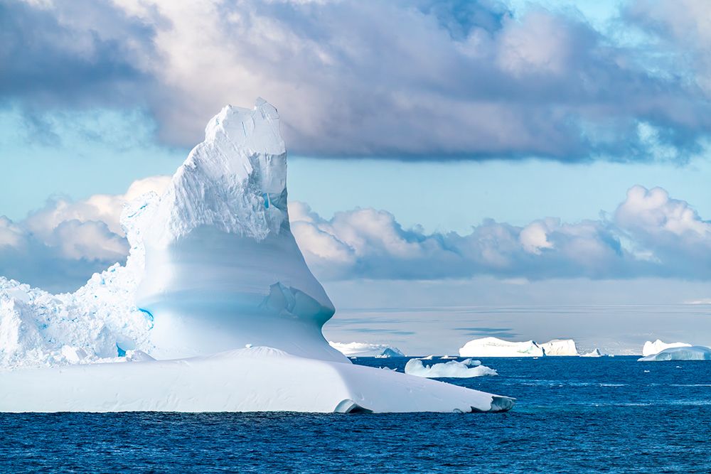 Antarctica. Landscape with icebergs. art print by Jaynes Gallery for $57.95 CAD