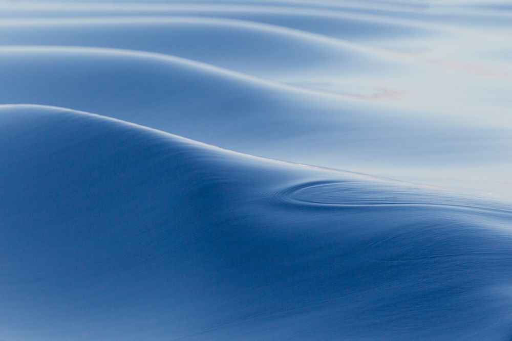 Southern Ocean-near South Georgia-Patterns created by the ship in the glassy water art print by Ellen Goff for $57.95 CAD