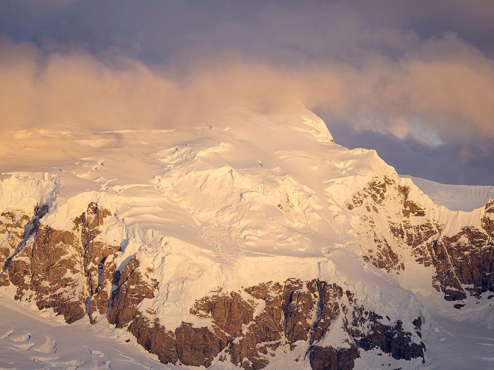 Landscape near Portal Point in the Graham Land of the Antarctic Peninsula during late summer. art print by Martin Zwick for $57.95 CAD