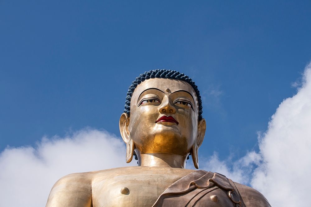 Bhutan-Thimphu Kuensel Phodrang-aka Buddha Point-largest Buddha statue in the country art print by Cindy Miller Hopkins for $57.95 CAD