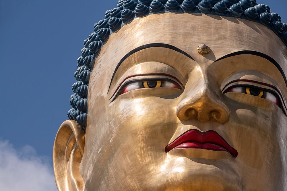 Bhutan-Thimphu Kuensel Phodrang-aka Buddha Point-largest Buddha statue in the country art print by Cindy Miller Hopkins for $57.95 CAD