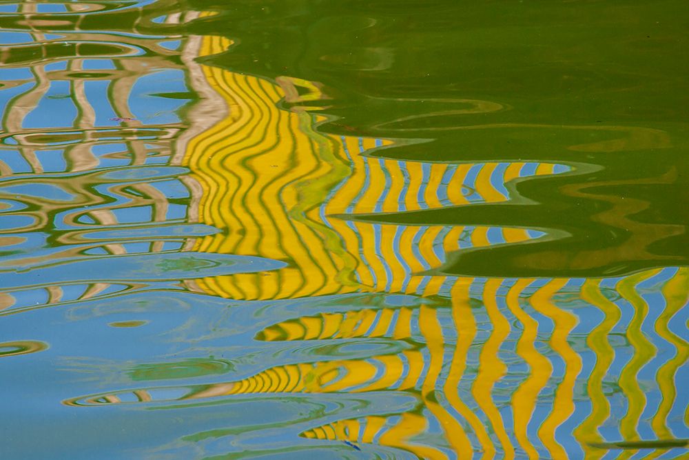Make Tehi Lar-Myanmar-Reflection on water art print by Tom Haseltine for $57.95 CAD