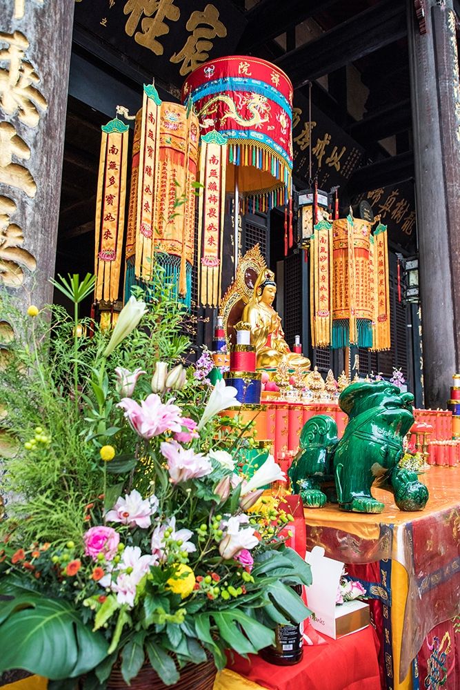 Asia-China-Sichuan Province-Cheng Du-Temple art print by Hollice Looney for $57.95 CAD