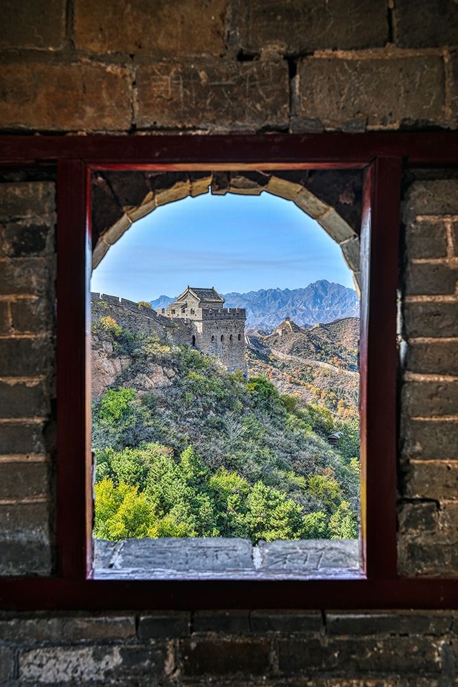 Asia-China-Jinshanling-The Great Wall art print by Hollice Looney for $57.95 CAD
