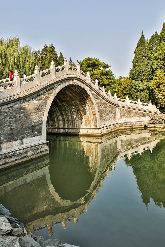 Asia-China-Beijing-Bridge at the Summer Palace of Empress Cixi art print by Hollice Looney for $57.95 CAD