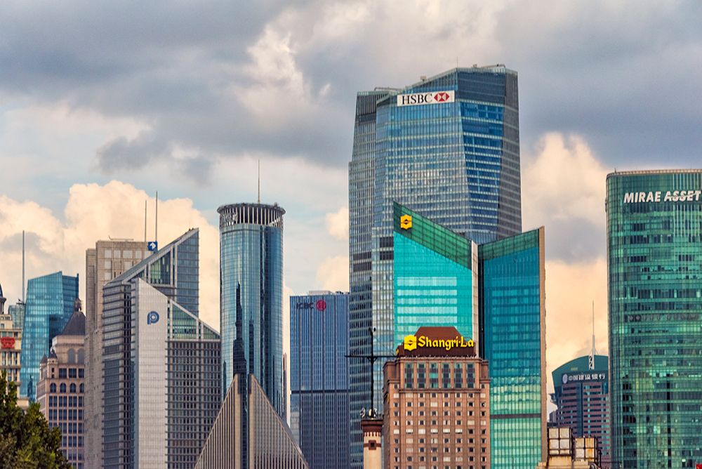 High rises in Pudong-Shanghai-China art print by Keren Su for $57.95 CAD