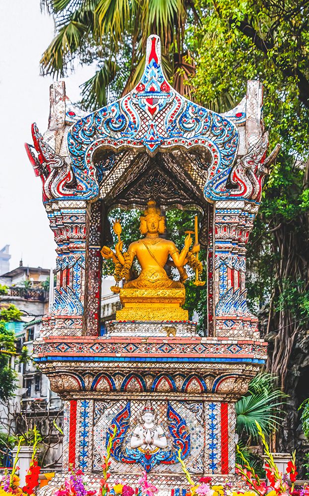Many Faced Buddha Shrine-Guangzhou-Guangdong Province-China. Lychee Bay. art print by William Perry for $57.95 CAD