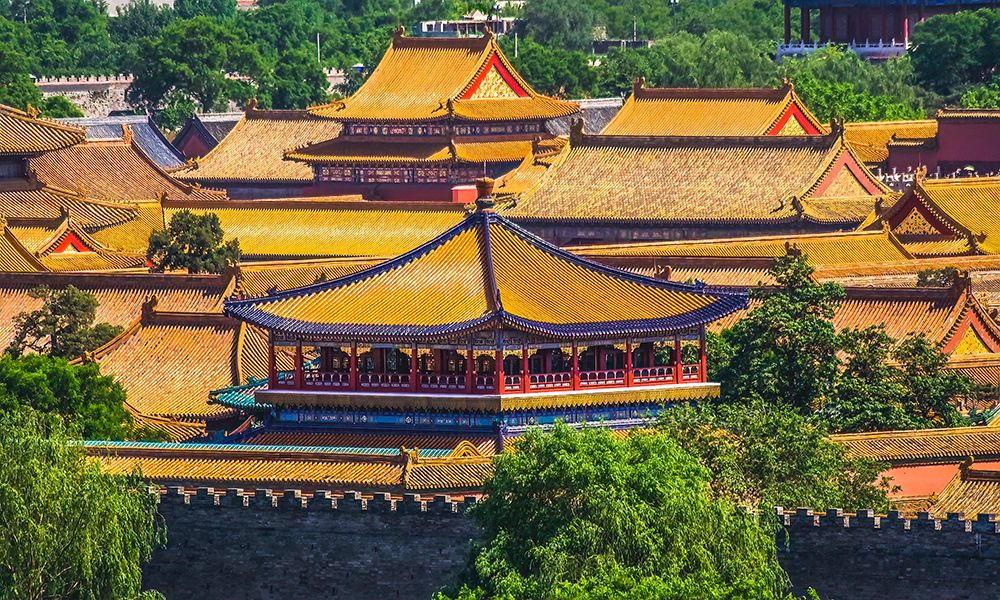 Forbidden City Emperors Palace-Beijing-China art print by William Perry for $57.95 CAD