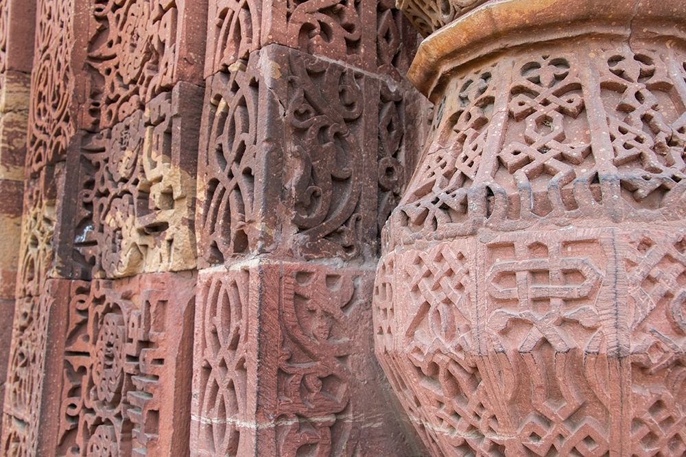 India-Delhi Qutub Minar-circa 1193-one of earliest known samples of Islamic architecture art print by Cindy Miller Hopkins for $57.95 CAD