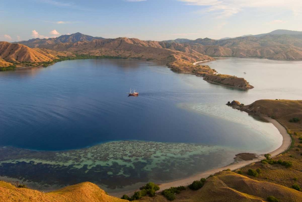 Schooner in harbor, Komodo NP, Indonesia art print by Jones Shimlock for $57.95 CAD