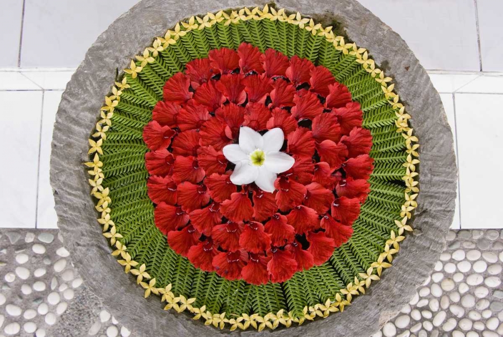 Balinese floral offering, Bali, Indonesia art print by Jones Shimlock for $57.95 CAD