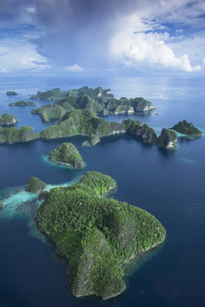 Indonesia, West Papua Aerial of Raja Ampat art print by Jones Shimlock for $57.95 CAD