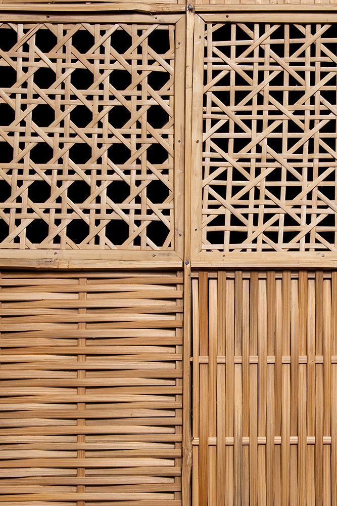 Indonesia-Bali. Woven ratan wall. art print by Cindy Miller Hopkins for $57.95 CAD
