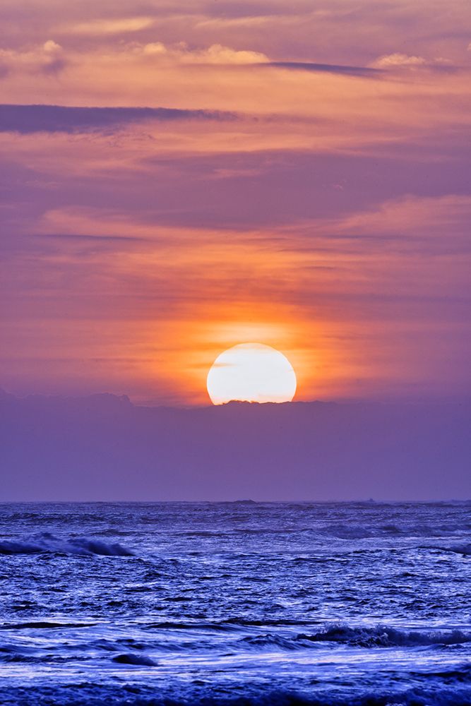 Nightly tourists gather to watch the sun setting over the Indian Ocean at Pererenan Beach-Bali art print by Greg Johnston for $57.95 CAD