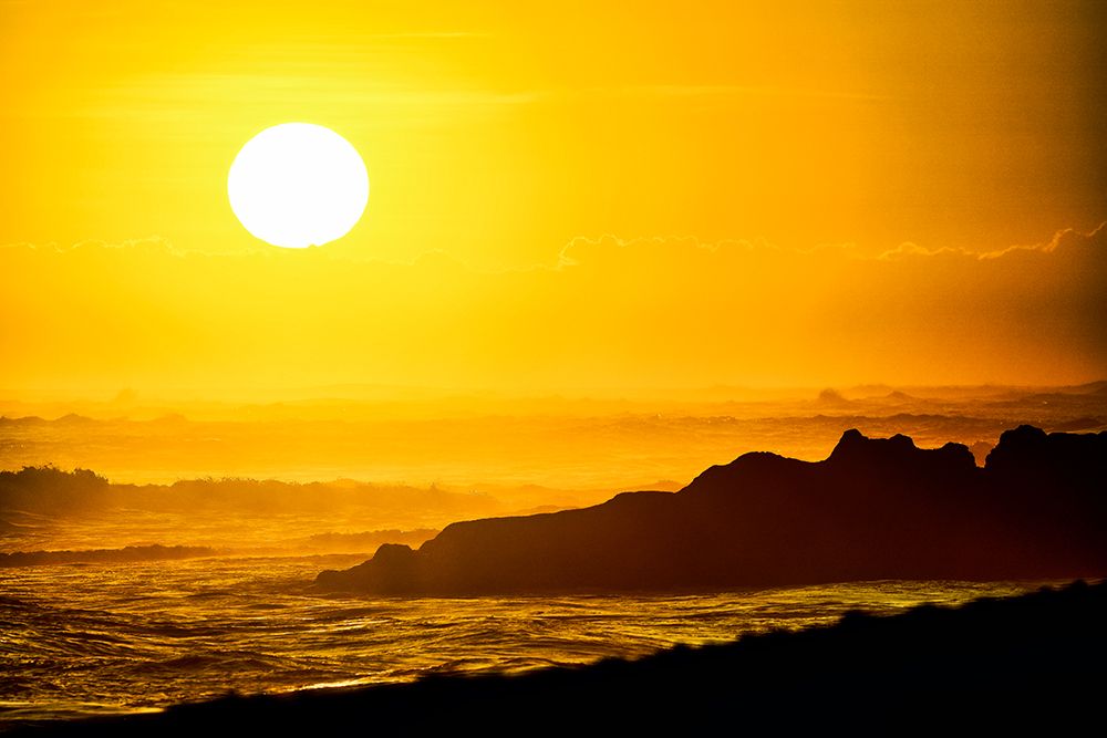 Evening incredible colors of the setting sun becomes tourist mecca on  beaches of Bali-Indonesia art print by Greg Johnston for $57.95 CAD