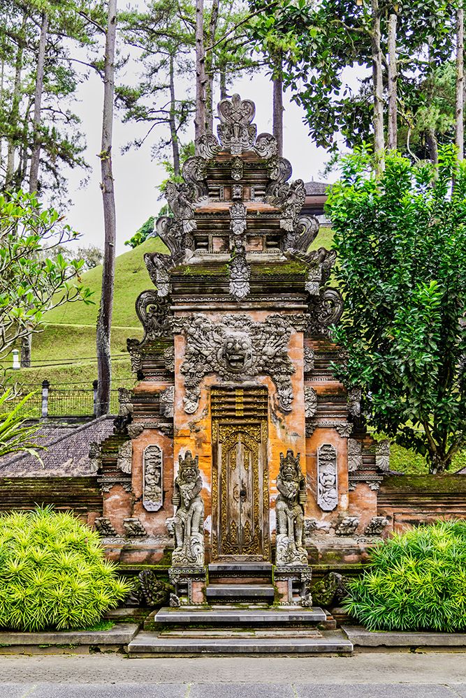 Munificent grounds of the Saraswati Temple with healing waters and cleansing pools art print by Greg Johnston for $57.95 CAD