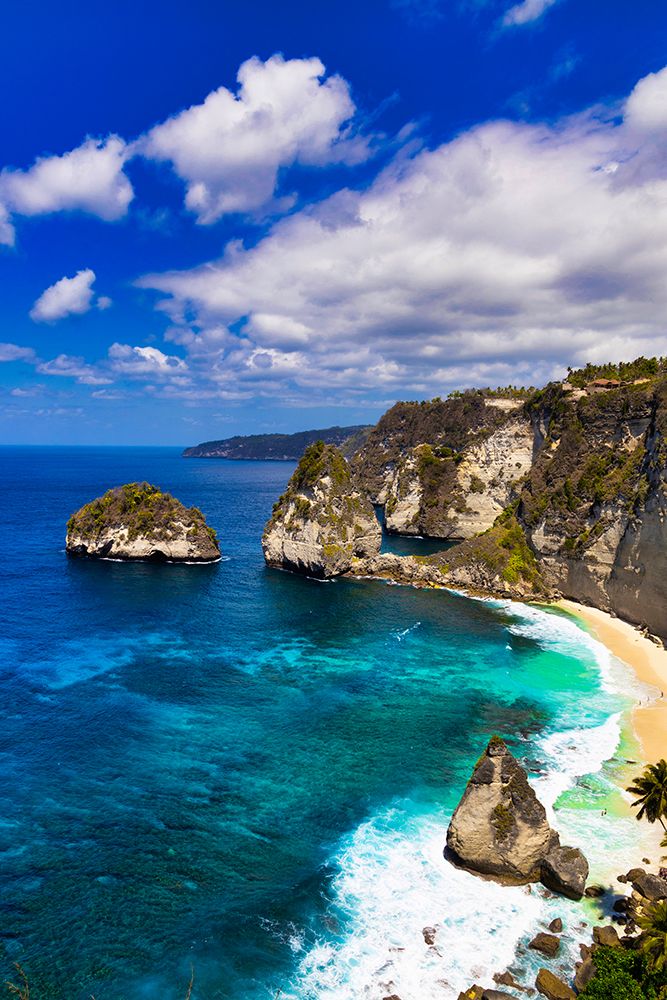 Island of Nusa Penida part of Balis famous beaches is Diamond Beach. art print by Greg Johnston for $57.95 CAD