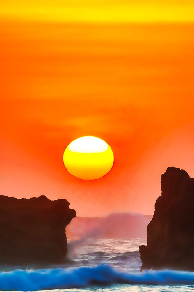 Sunset in Bali, Indonesia, a tropical paradise. art print by Greg Johnston for $57.95 CAD